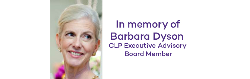 Remembering long time board member Barbara Dyson