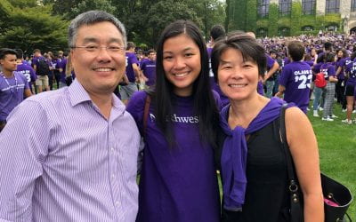 Two Generations Find Their Way at Northwestern