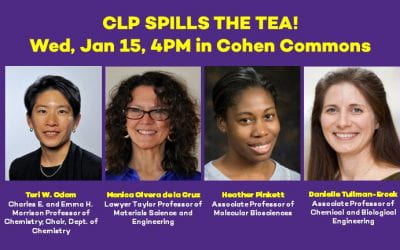 CLP Spills the Tea with Faculty Members to Mark 150 Years of Women at Northwestern