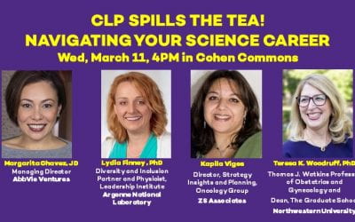 Women in Academia, Government and Industry to ‘Spill the Tea’ on Navigating Your Science Career