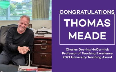 CLP Member Thomas J. Meade, PhD, Honored with University Teaching Award